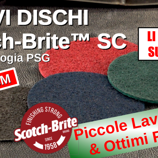 Nuovi dischi Scotch-Brite™ SC con tecnologia PSG
