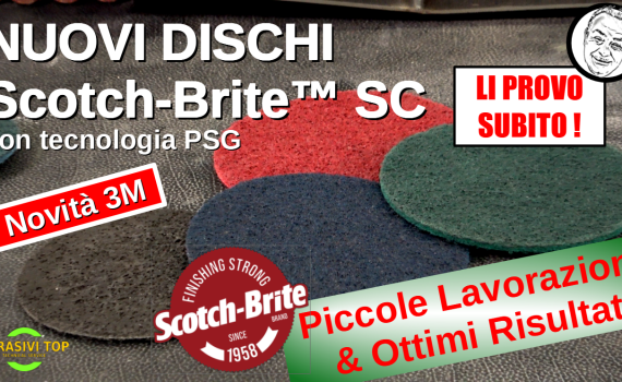 Nuovi dischi Scotch-Brite™ SC con tecnologia PSG